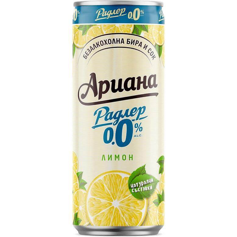Ариана Радлер Лимон 0% - 0.33л. CAN